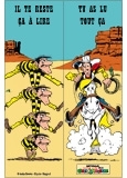 Marque-page Lucky Luke