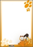 Papier à lettres Garfield