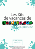 Kit de vacances - Coloriages Bandgee