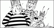 Coloriage L'Élève Ducobu, Néness et Rotule