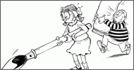 Coloriage Cours de peinture