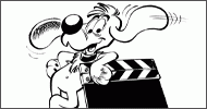 Coloriage Bill fait son cinéma