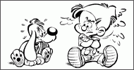Coloriage Boule et Bill