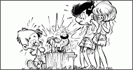 Coloriage Au bain !