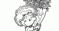 Coloriage Joyeuse Saint Valentin
