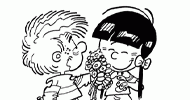 Coloriage Cédric et Chen