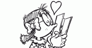 Coloriage Léonie est amoureuse