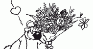 Coloriage Joyeuse Saint-Valentin