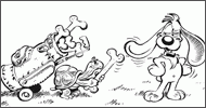 Coloriage Parcours de golf