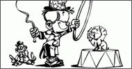 Coloriage Vive le cirque