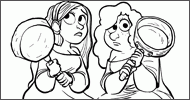 Coloriage Anne et Paulette