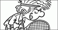 Coloriage tennis