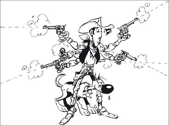 lucky luke et rantanplan