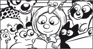 Coloriage Cerise et ses amis