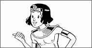 Coloriage Papyrus et Théti