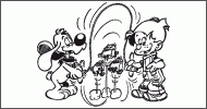 Coloriage Corde à sauter