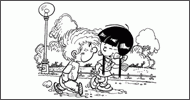 Coloriage Petite promenade