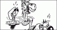 Coloriage Kid Lucky, Jolly Jumper et Rantanplan