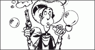 Coloriage Lucky Luke