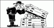 Coloriage Le Petit Spirou, Vertignasse et l'abbé Langélusse