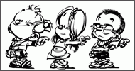 Coloriage Le Petit Spirou, Suzette et Vertignasse
