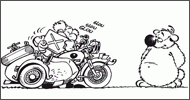 Coloriage Cubitus et Sémaphore