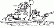 Coloriage Balade en mer
