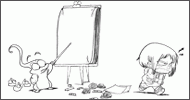 Coloriage Les cours d'Ernest