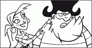 Coloriage Lucile et Victor