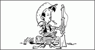 Coloriage Kid Lucky