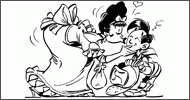 Coloriage Kid Lucky