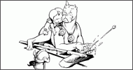 Coloriage Zarla et Hydromel