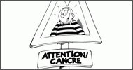 Coloriage Attention cancre !