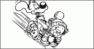 Coloriage Boule et Bill