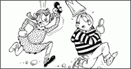 Coloriage L'Élève Ducobu et Léonie Gratin