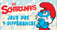 Les Schtroumpfs : Jeu des 7 différences